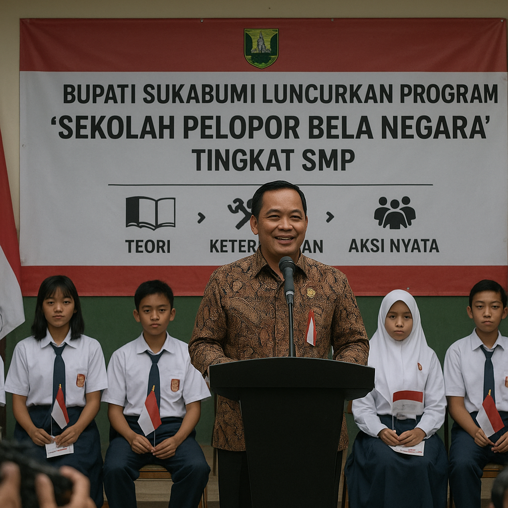 Bupati Sukabumi Luncurkan Program 'Sekolah Pelopor Bela Nega...