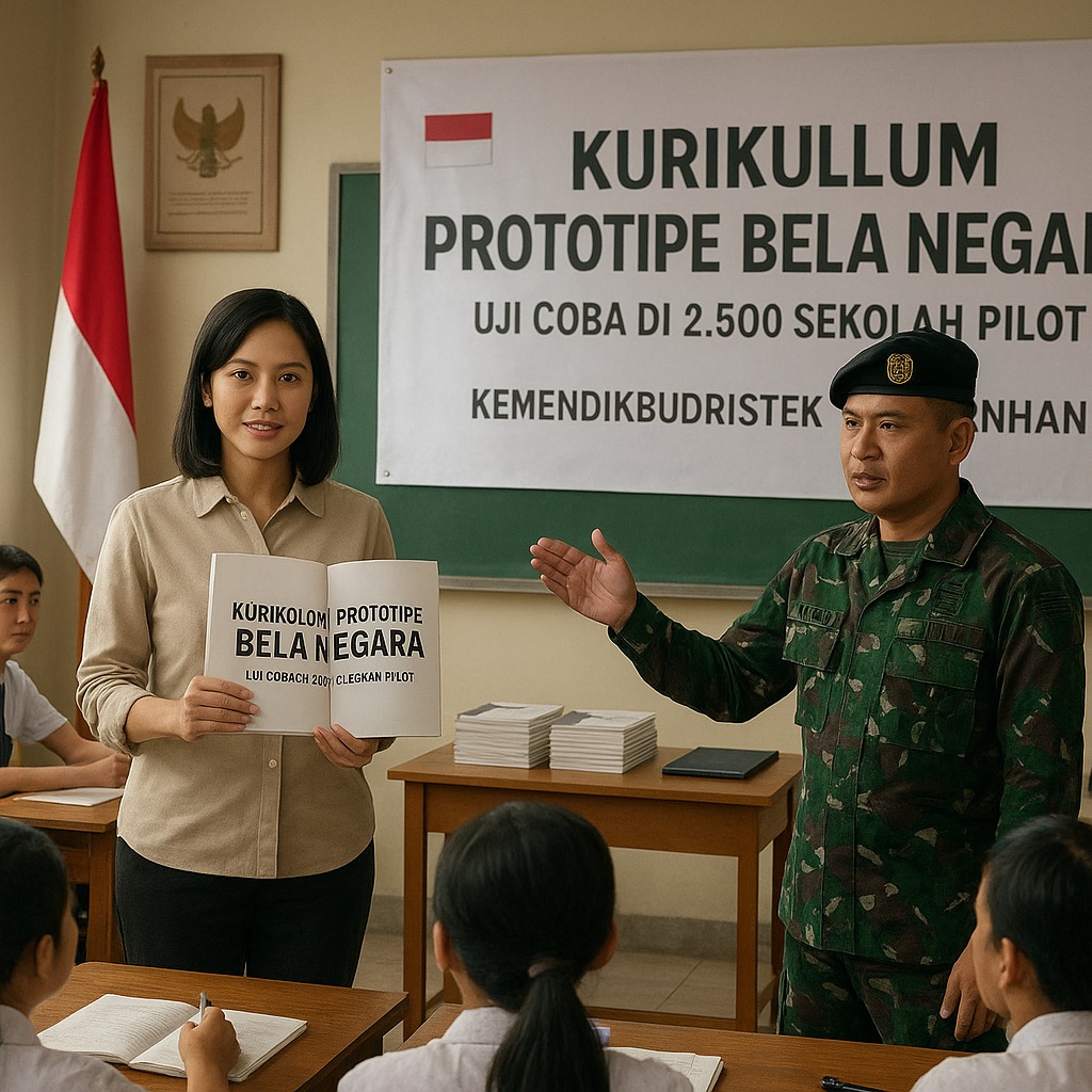Kurikulum Prototipe Bela Negara Diuji Coba di 2.500 Sekolah...