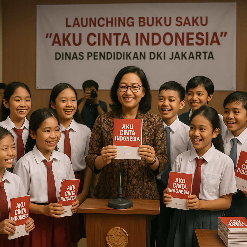 Launching Buku Saku 'Aku Cinta Indonesia' untuk Pelajar SD d...