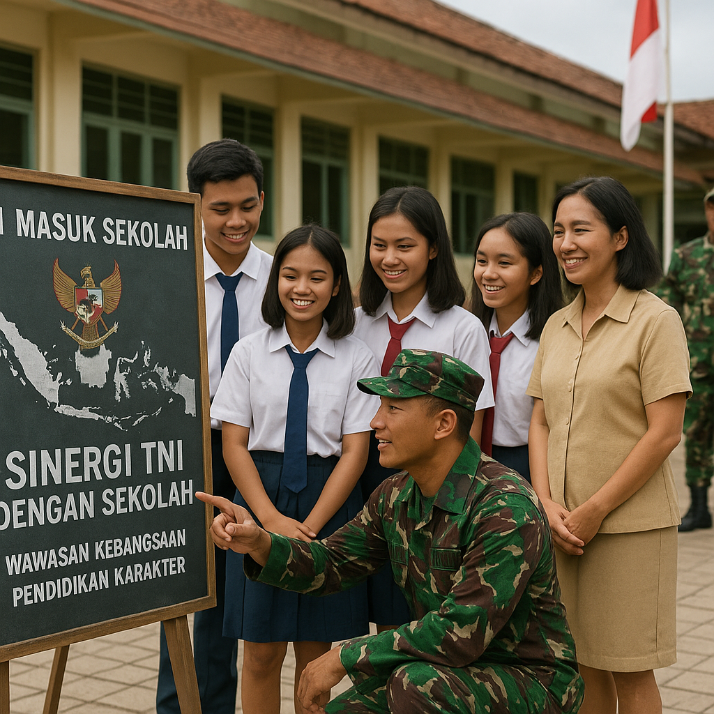 Sinergi TNI dengan Sekolah: Program 'TNI Masuk Sekolah' untu...