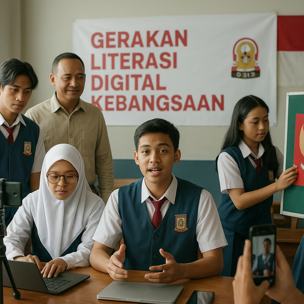 Penguatan Peran OSIS dalam Menggalakkan Gerakan Literasi Dig...