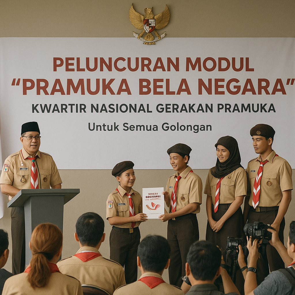 Kwartir Nasional Gerakan Pramuka Luncurkan Modul 'Pramuka Be...