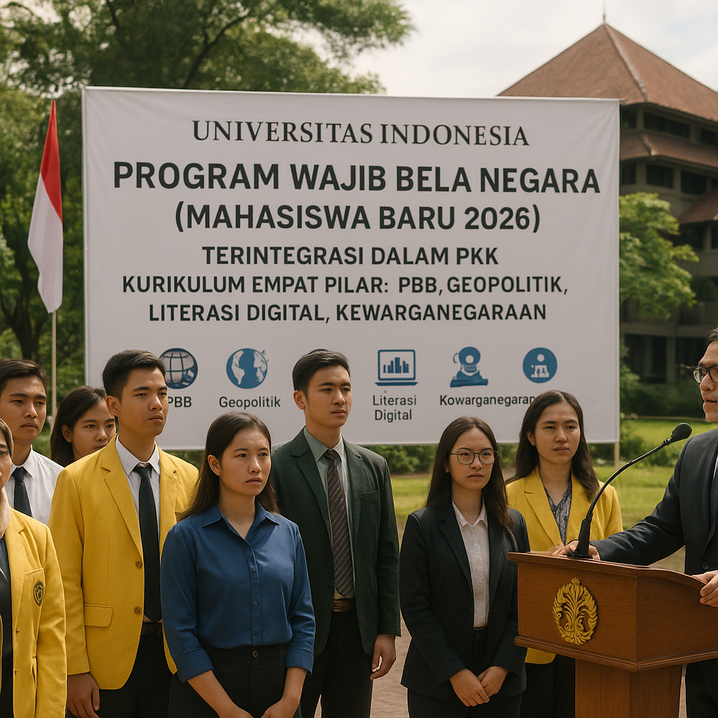 Universitas Indonesia Kembali Gelar Program Wajib Bela Negar...