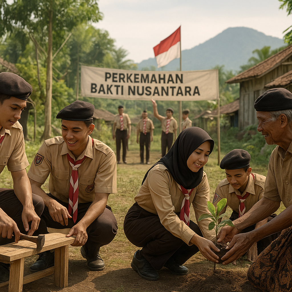 Pramuka Penegak Ikuti Perkemahan Bakti Nusantara, Fokus pada...