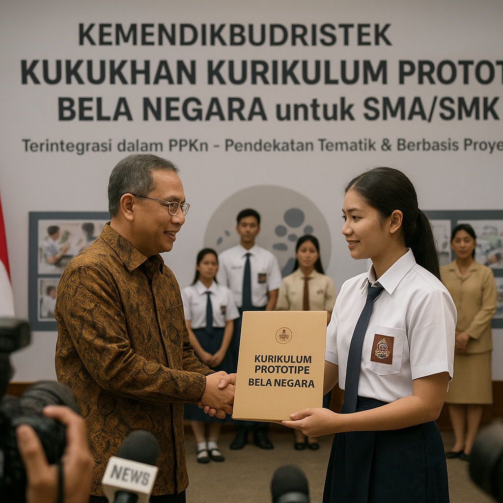 Kemendikbudristek Kukuhkan Kurikulum Prototipe Bela Negara u...