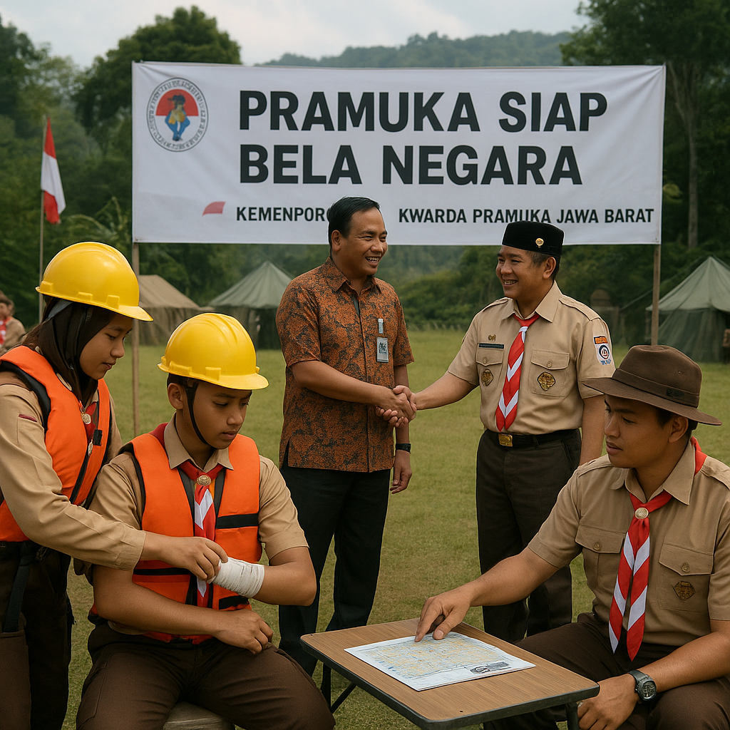 Kemenpora Gandeng Kwarda Pramuka Jabar untuk Program 'Pramuk...