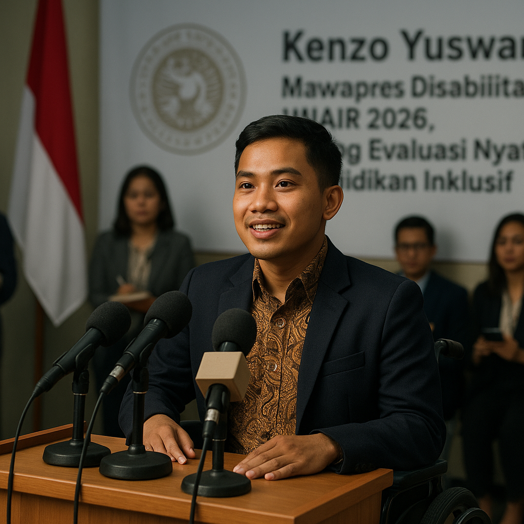 Kenzo Yuswan, Mawapres Disabilitas UNAIR 2026, Dorong Evalua...