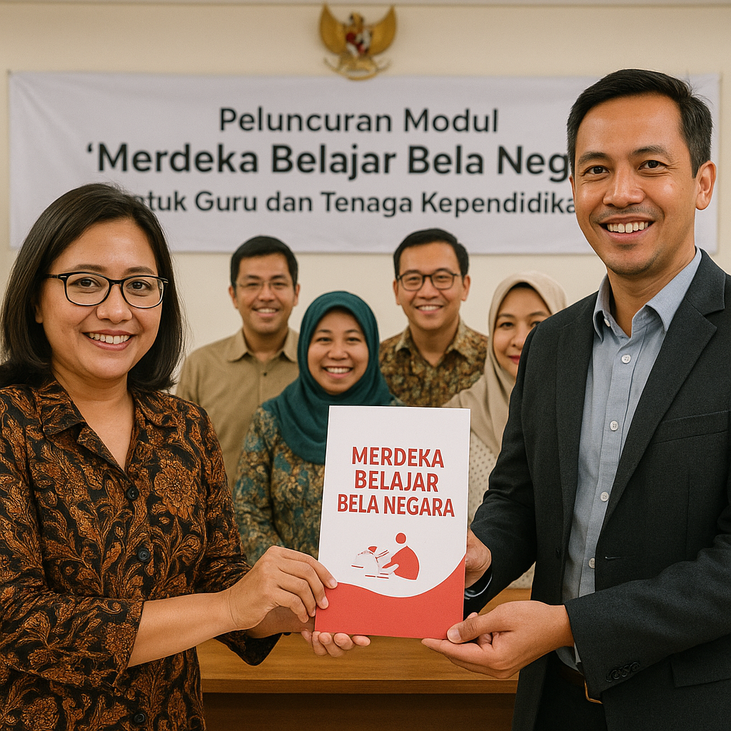 Peluncuran Modul 'Merdeka Belajar Bela Negara' untuk Guru da...
