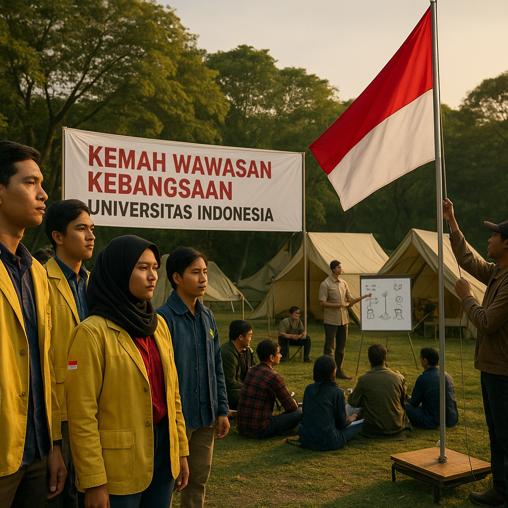 Mahasiswa Universitas Indonesia Gelar Kemah Wawasan Kebangsa...