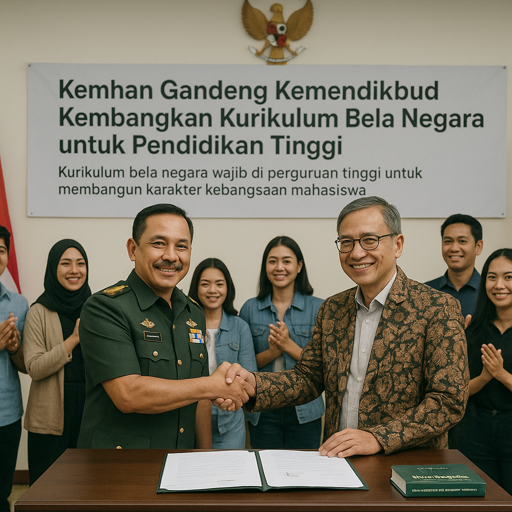 Kemhan Gandeng Kemendikbud Kembangkan Kurikulum Bela Negara...