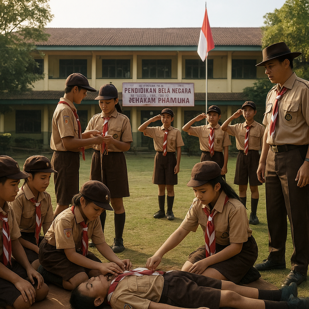 Peningkatan Peran Pramuka sebagai Wadah Utama Pendidikan Bel...