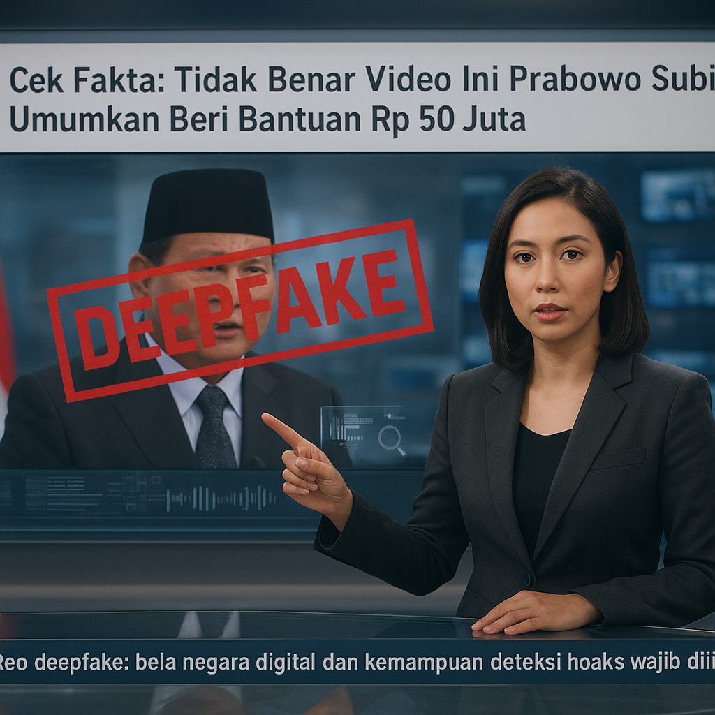 Cek Fakta: Tidak Benar Video Ini Prabowo Subianto Umumkan Be...