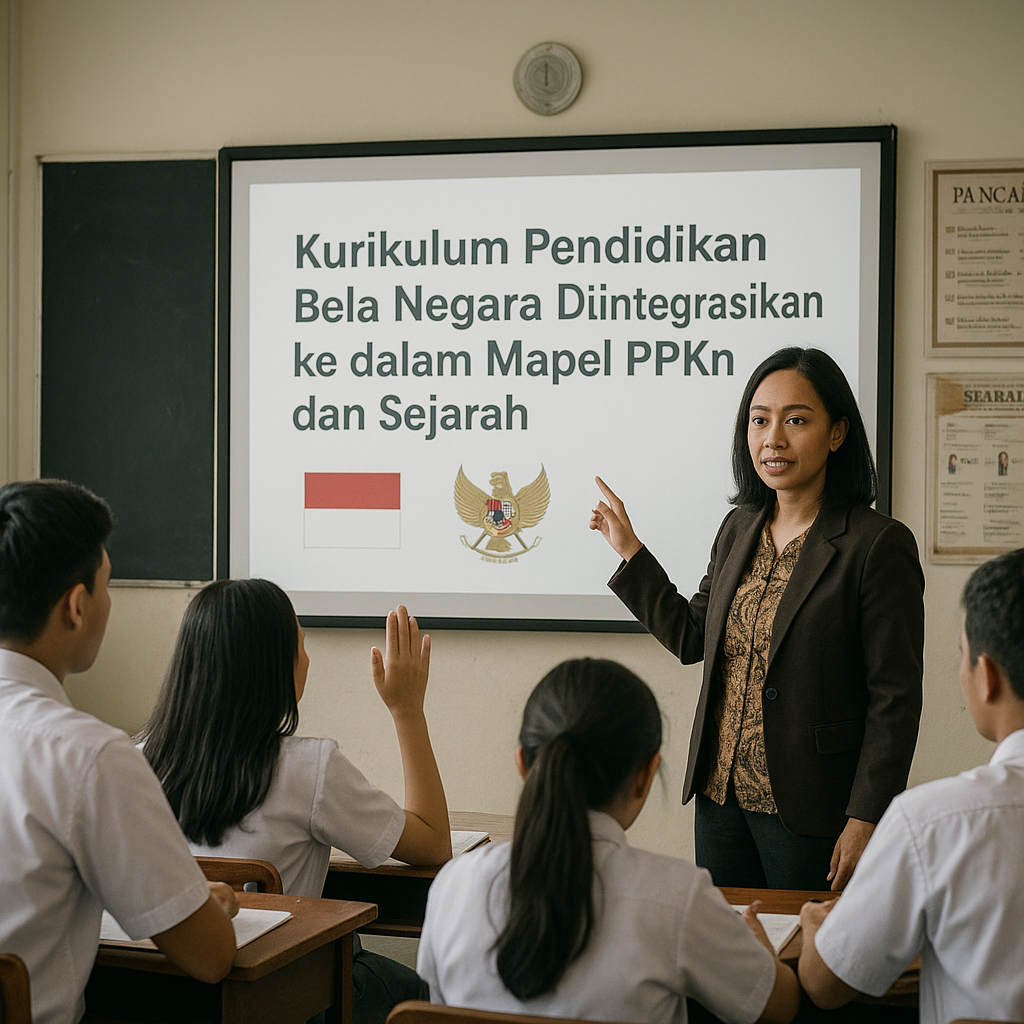Kurikulum Pendidikan Bela Negara Diintegrasikan ke dalam Map...