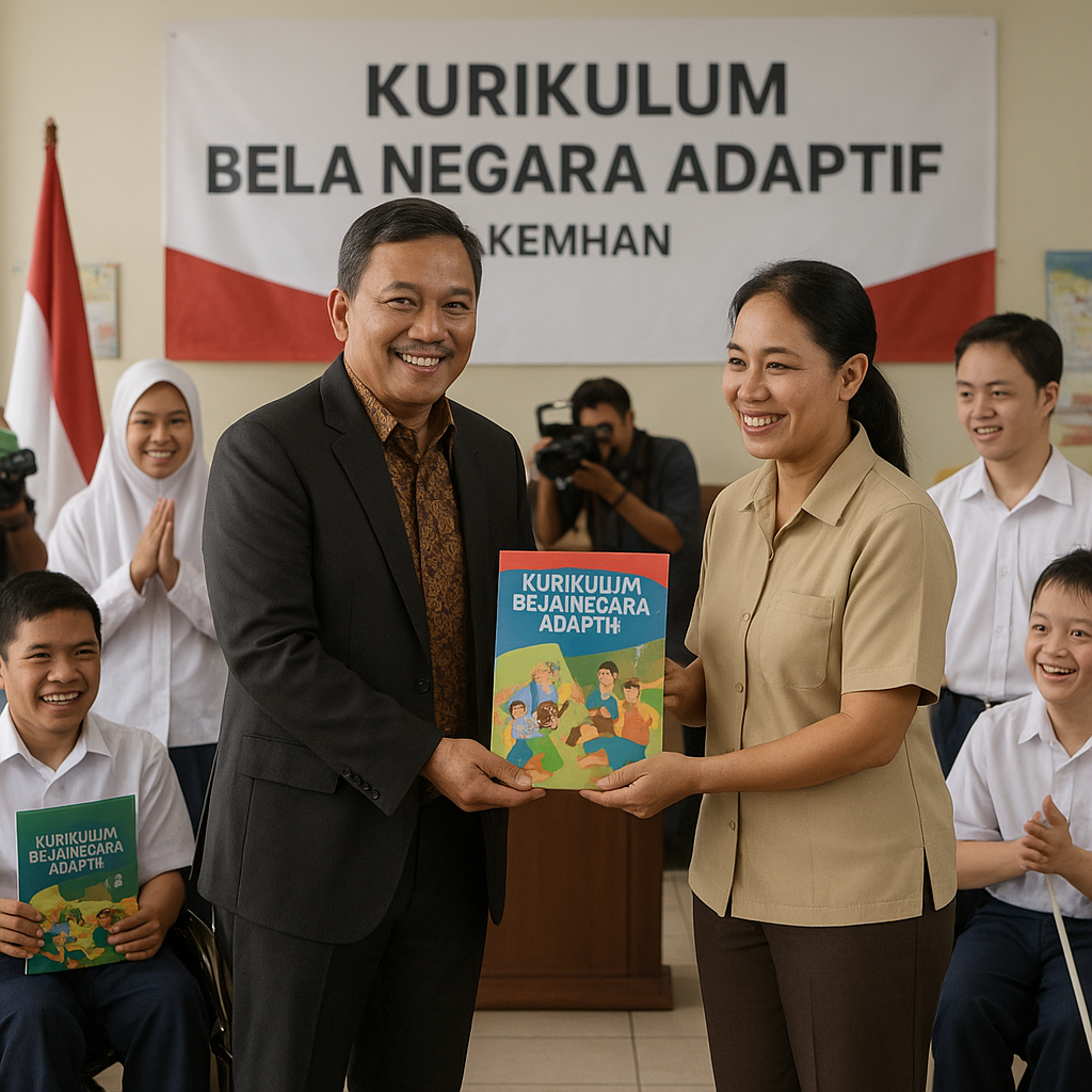 Kemhan Perkenalkan 'Kurikulum Bela Negara Adaptif' untuk Sis...