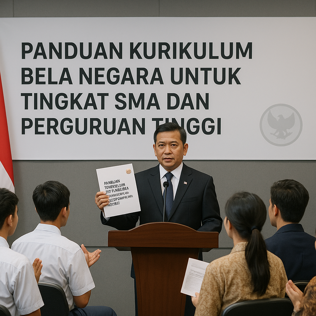 Menhan Luncurkan Panduan Kurikulum Bela Negara untuk Tingkat...