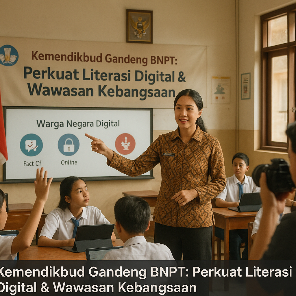 Kemendikbud Gandeng BNPT Perkuat Literasi Digital dan Wawasa...
