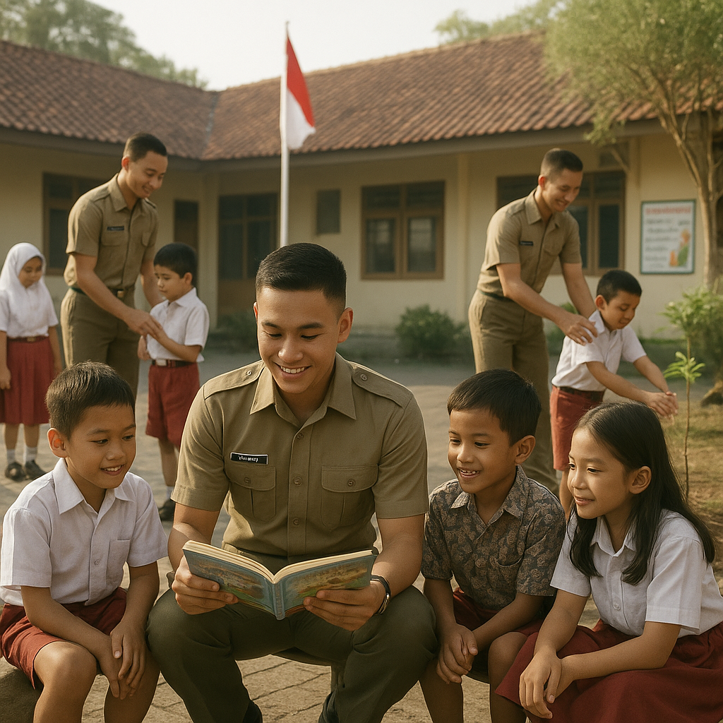 Kehadiran Taruna Akmil di Sekolah Rakyat Bersifat Pendamping...
