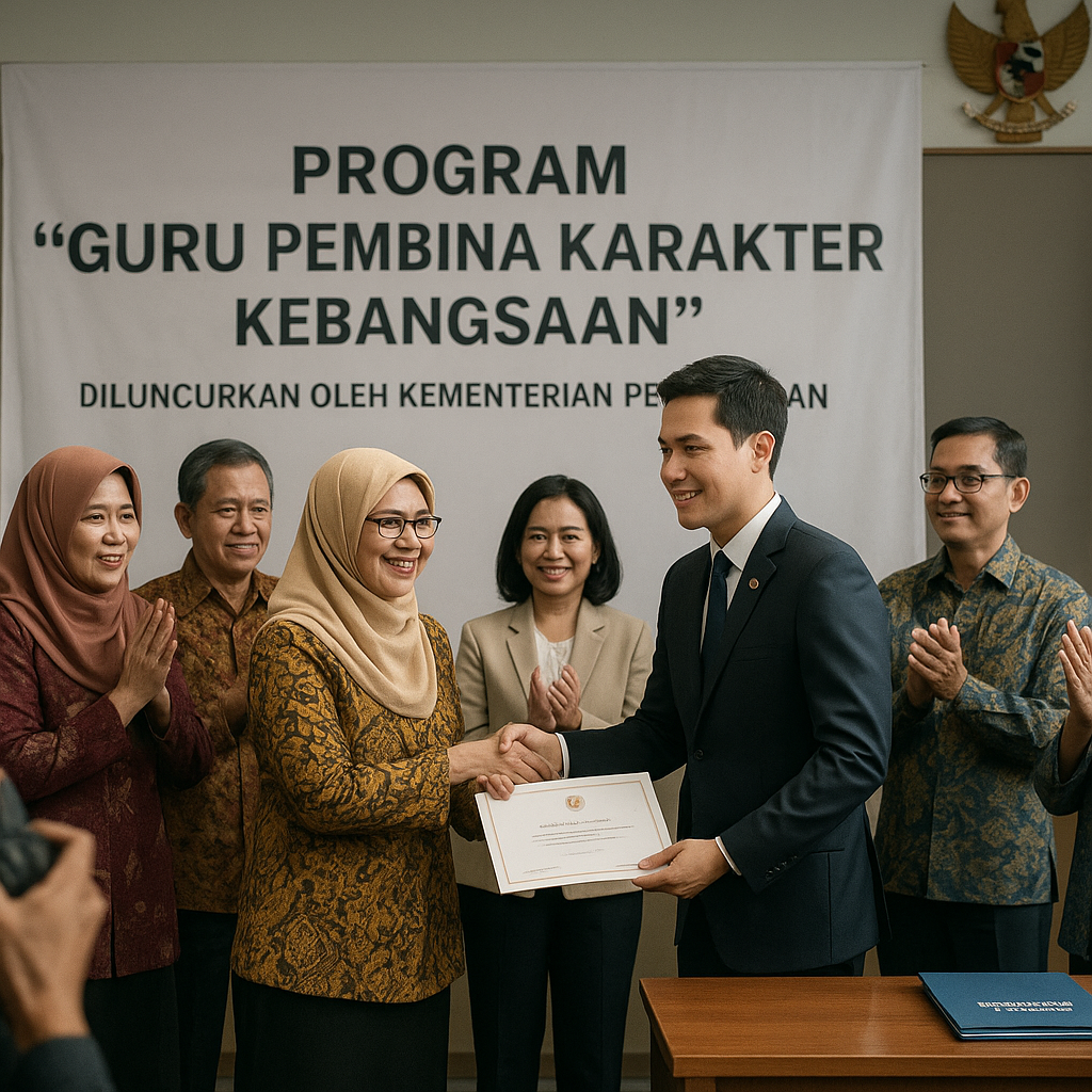 Program 'Guru Pembina Karakter Kebangsaan' Diluncurkan untuk...