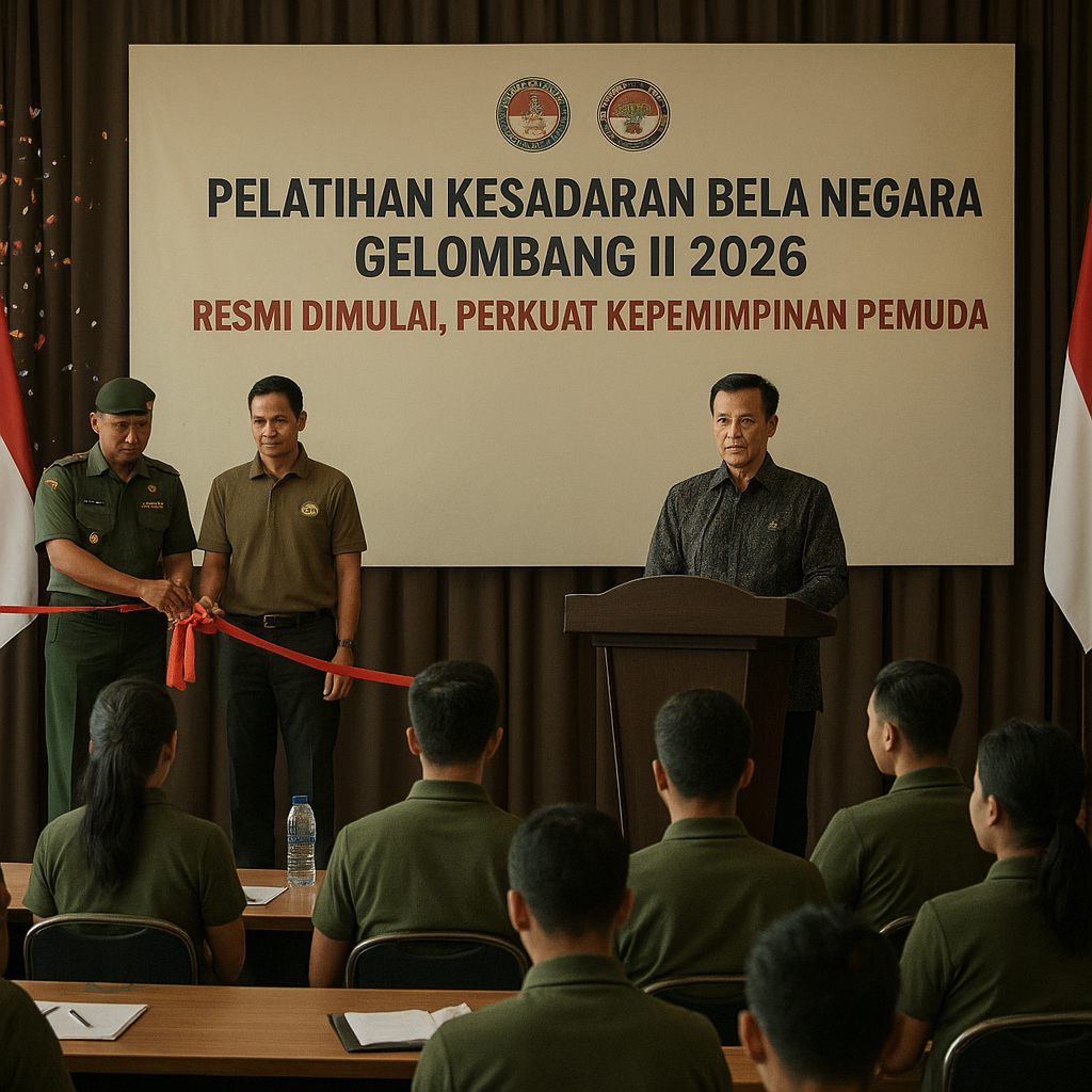 Pelatihan Kesadaran Bela Negara Gelombang II 2026 Resmi Dimu...