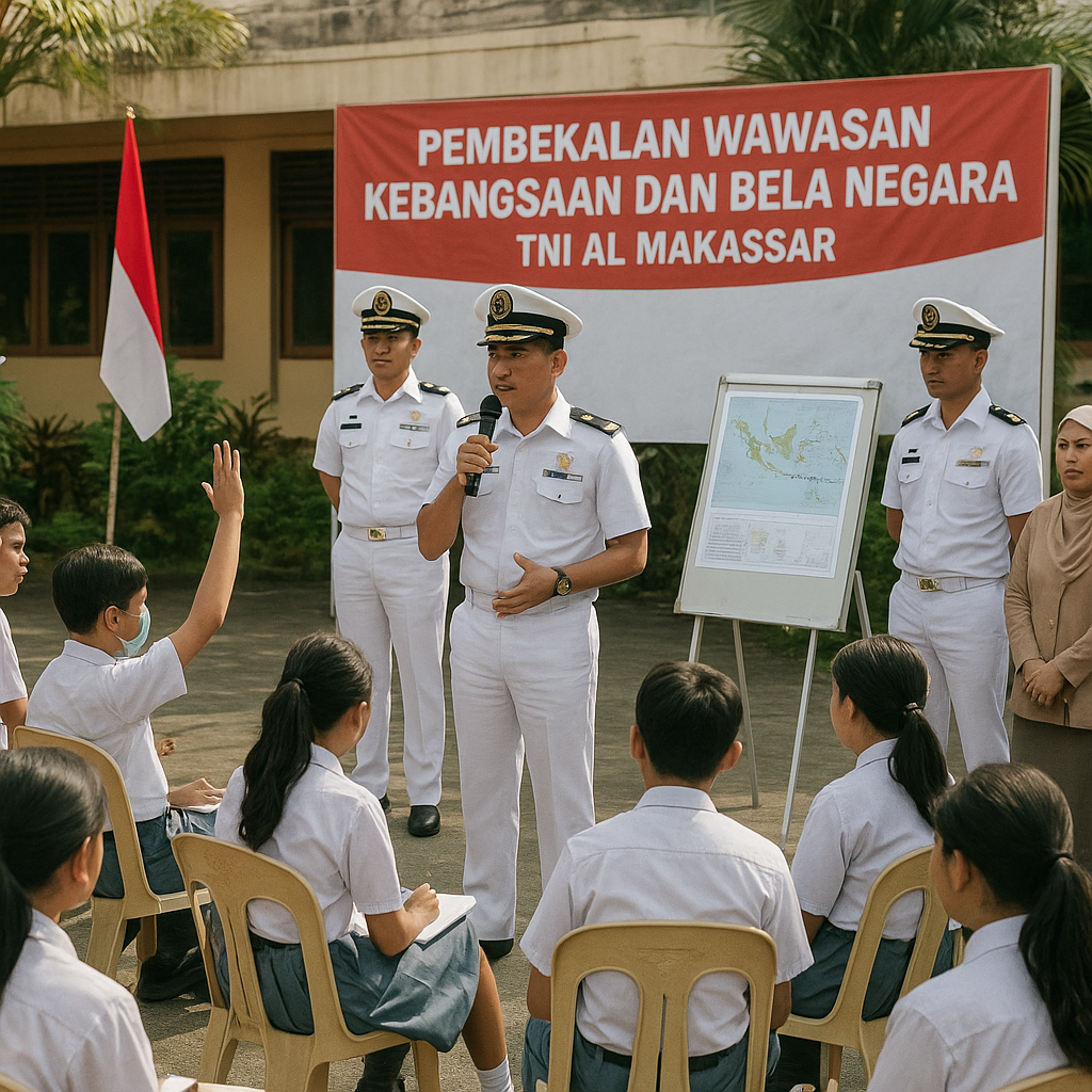 Pembekalan Wawasan Kebangsaan dan Bela Negara bagi Siswa SMP...