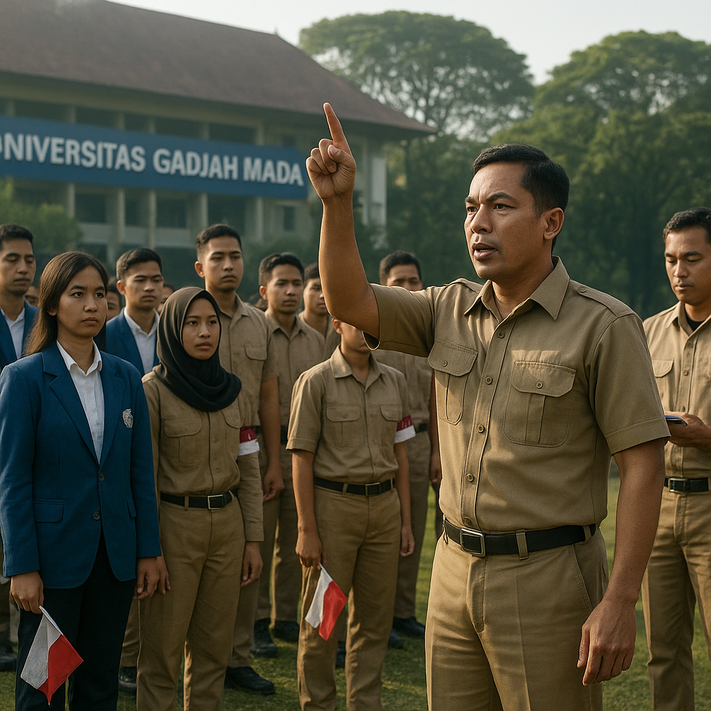 Pelatihan Dasar Kepemimpinan dan Bela Negara bagi Mahasiswa...