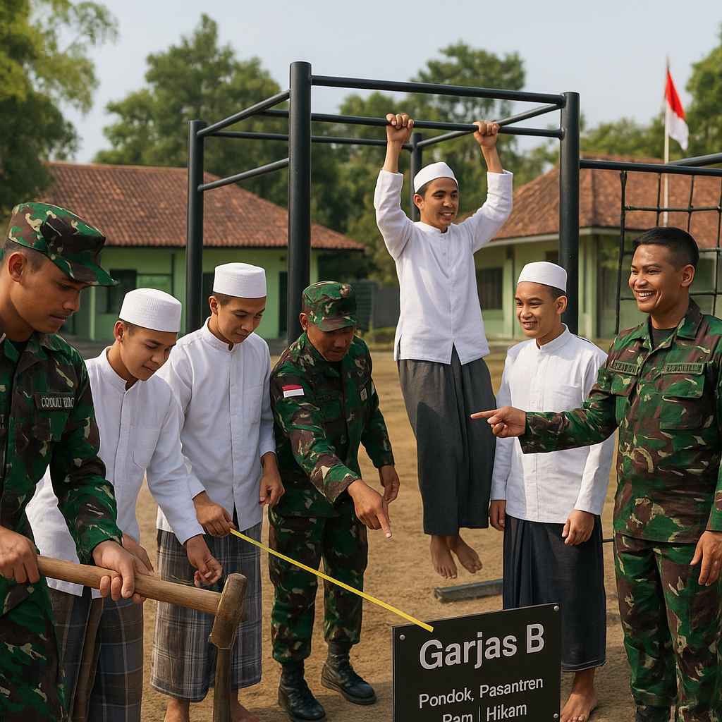Kodim 0815/Mojokerto Siapkan Santri Jadi Prajurit, Bangun Sa...
