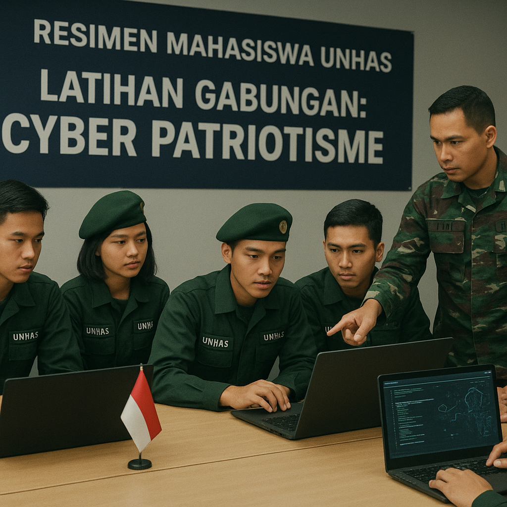 Resimen Mahasiswa Unhas Gelar Latihan Gabungan dengan Tema '...