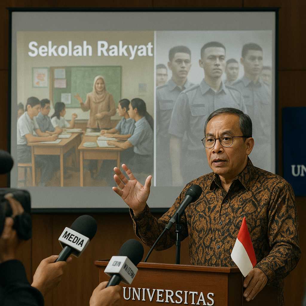 Guru Besar UII Kritik Pelibatan Taruna di Sekolah Rakyat seb...