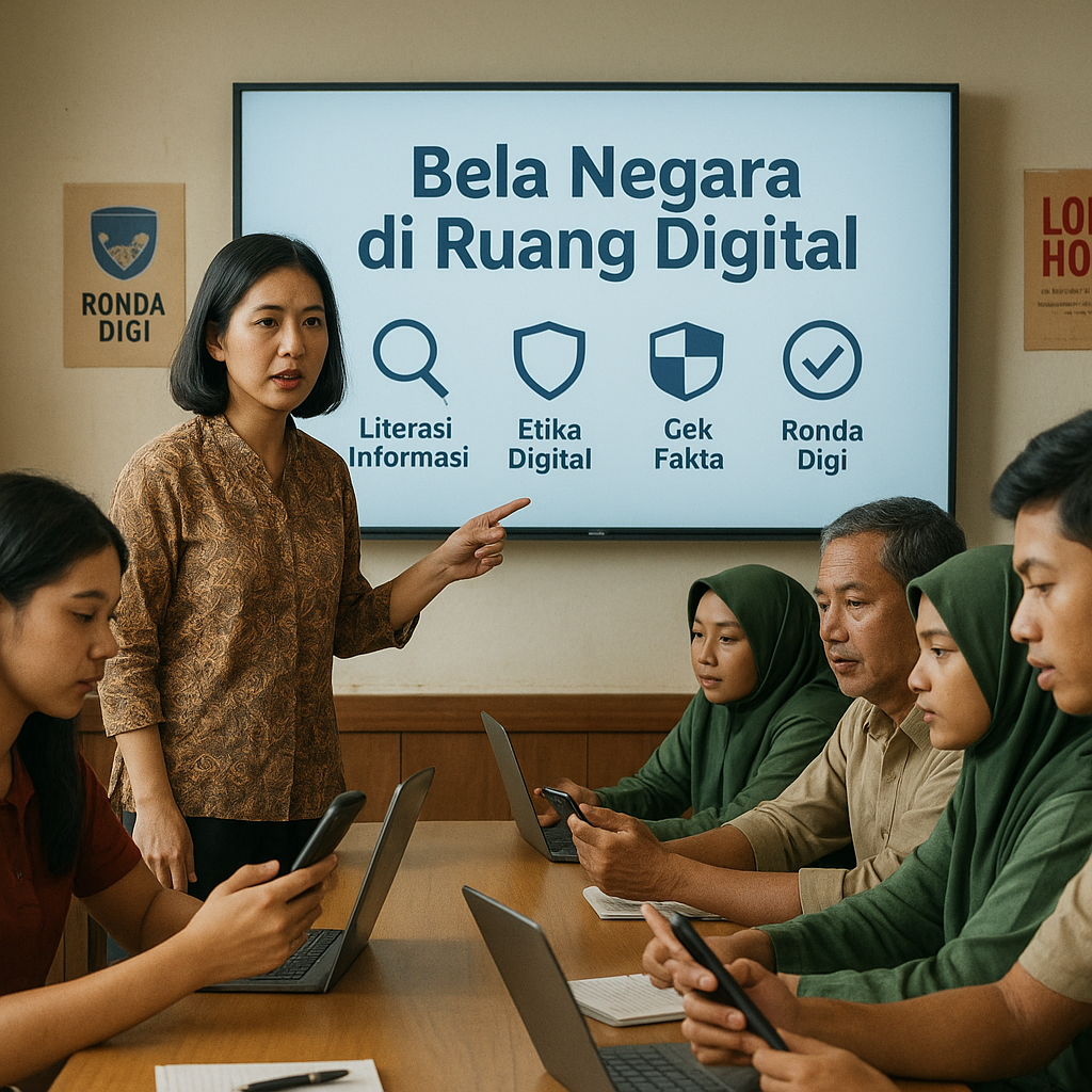 Bela Negara di Ruang Digital: Strategi Pertahanan Berbasis L...