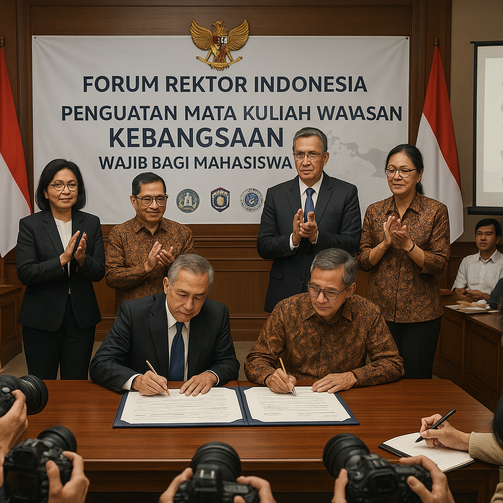 Forum Rektor Sepakati Penguatan Mata Kuliah Wawasan Kebangsa...