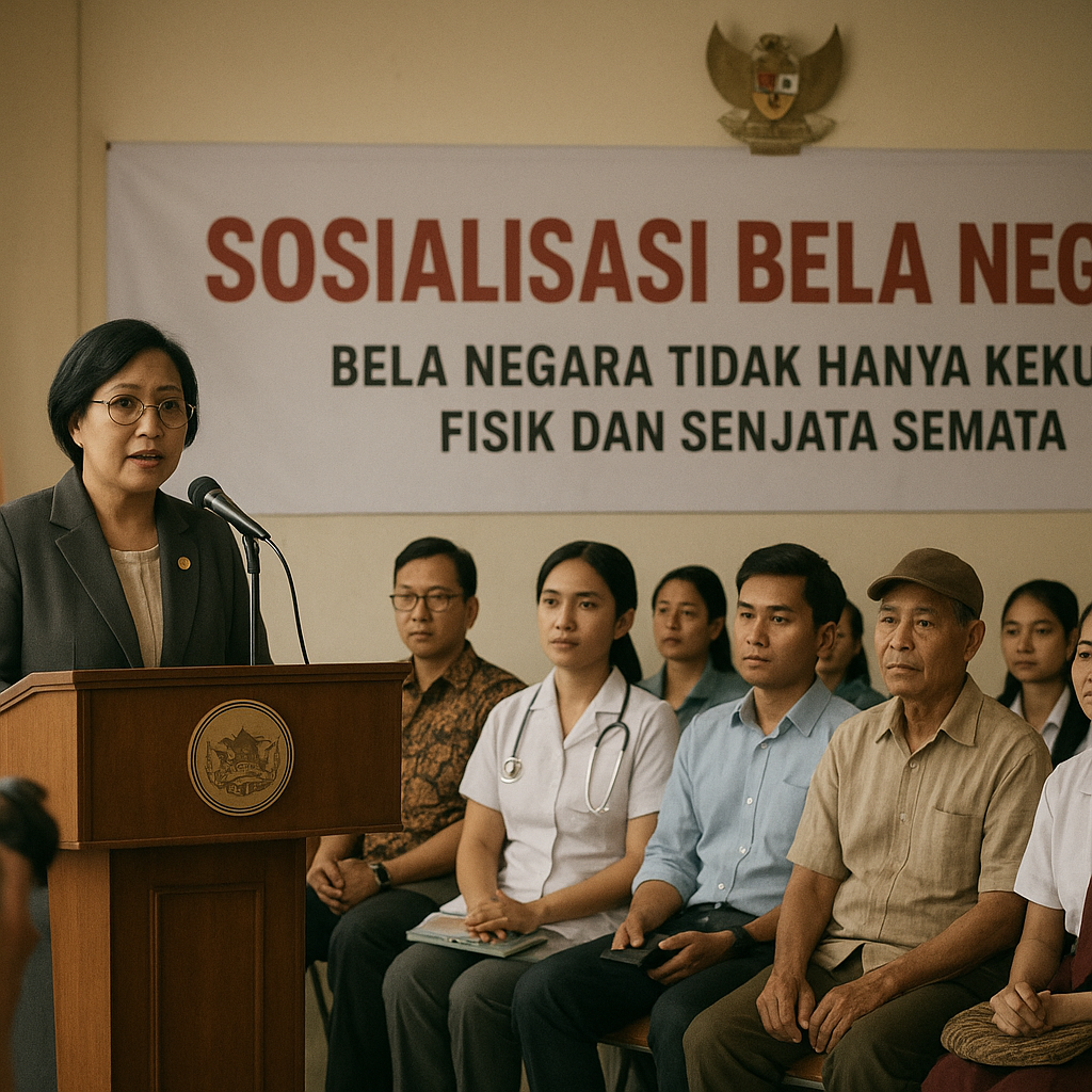 Bela Negara Tidak Hanya Kekuatan Fisik dan Senjata Semata