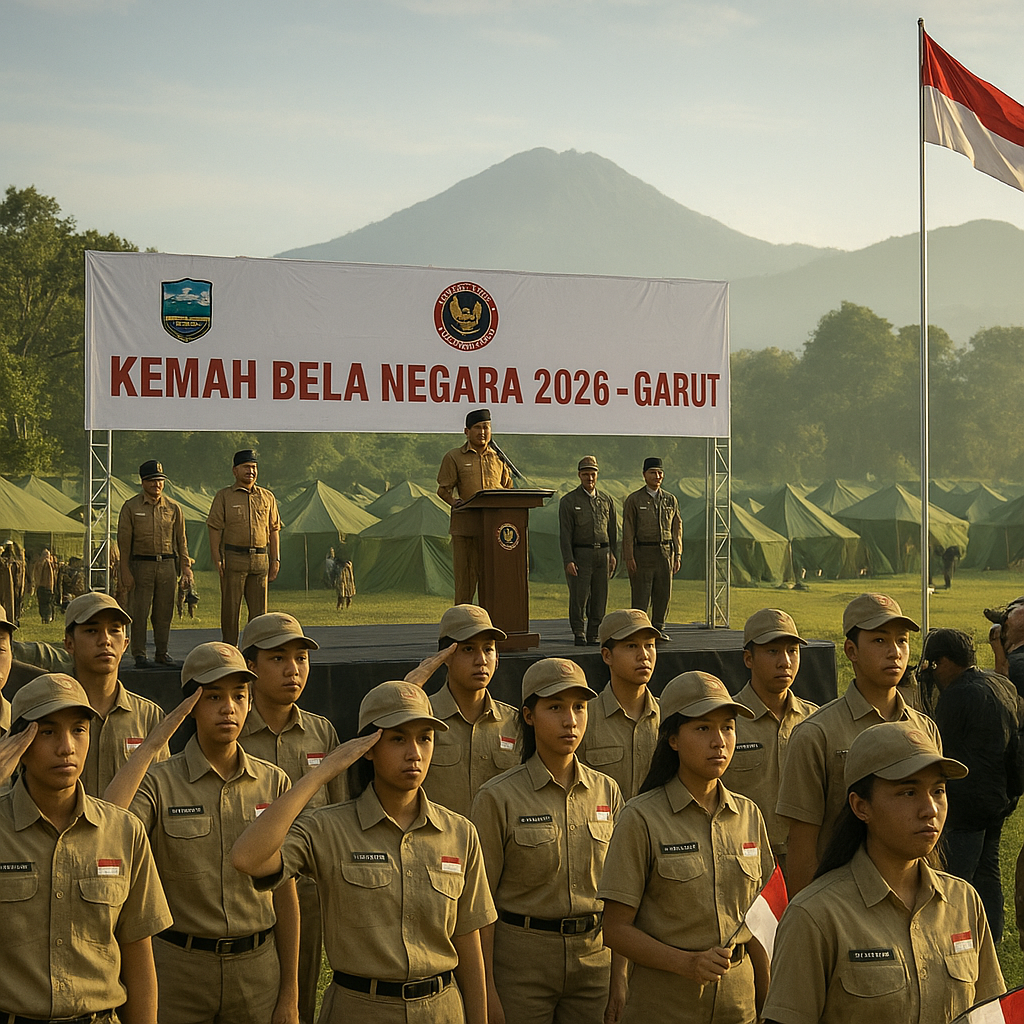 Kemah Bela Negara 2026 Dibuka di Garut, Bentuk Generasi Muda...