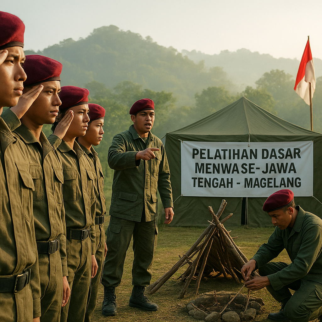 Pelatihan Dasar Menwa se-Jawa Tengah Digelar di Magelang, Fo...