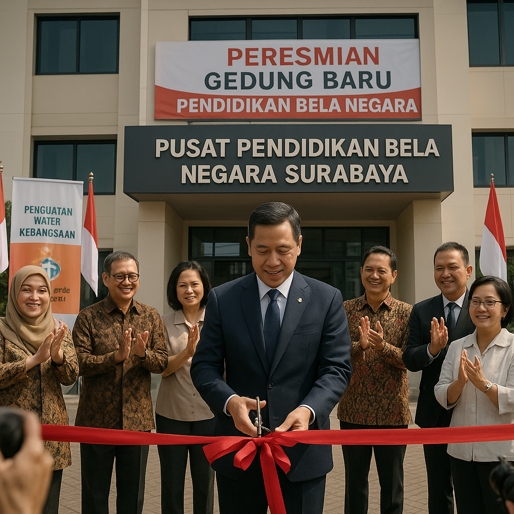 Gubernur Jatim Resmikan Gedung Baru Pendidikan Bela Negara d...
