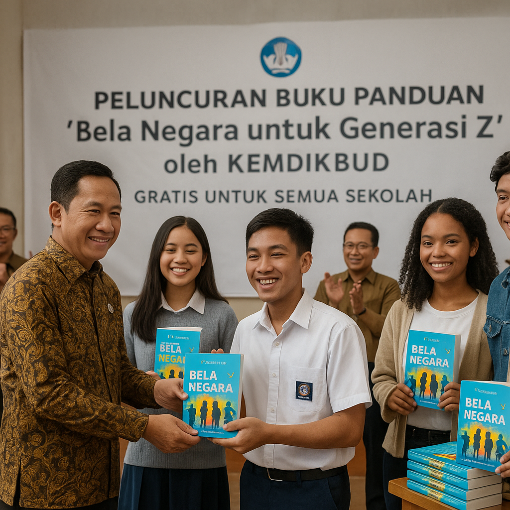 Peluncuran Buku Panduan 'Bela Negara untuk Generasi Z' oleh...