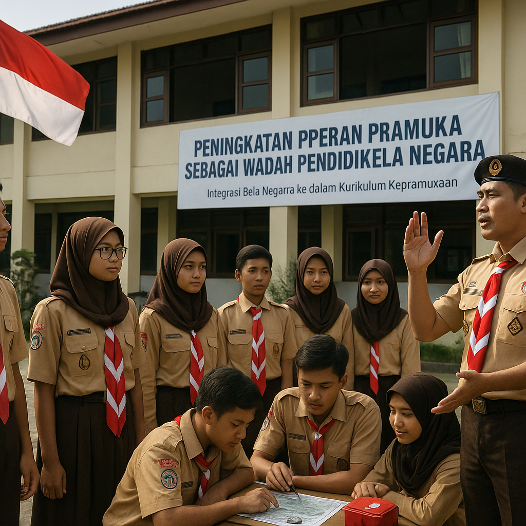 Peningkatan Peran Pramuka sebagai Wadah Pendidikan Bela Nega...