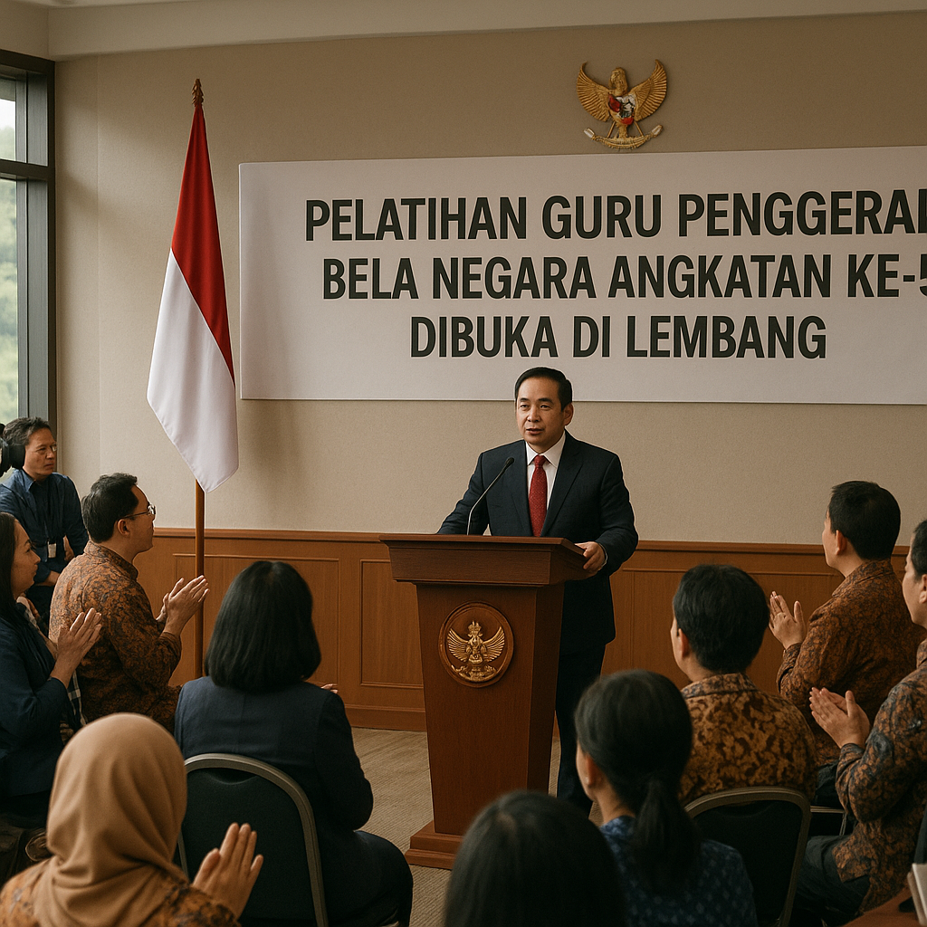 Pelatihan Guru Penggerak Bela Negara Angkatan ke-5 Dibuka di...
