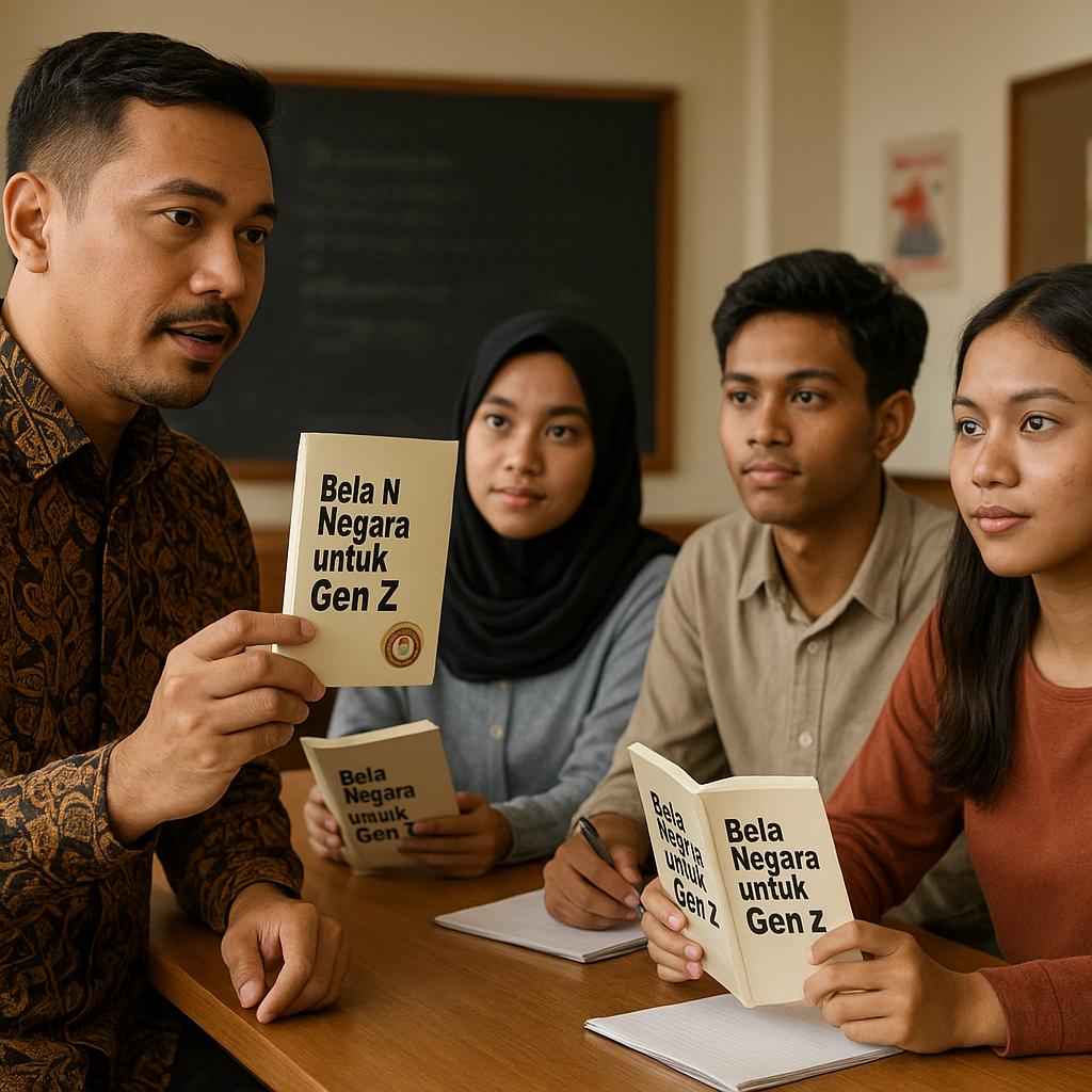 Buku Saku 'Bela Negara untuk Gen Z' Diterbitkan Kemhan, Jadi...