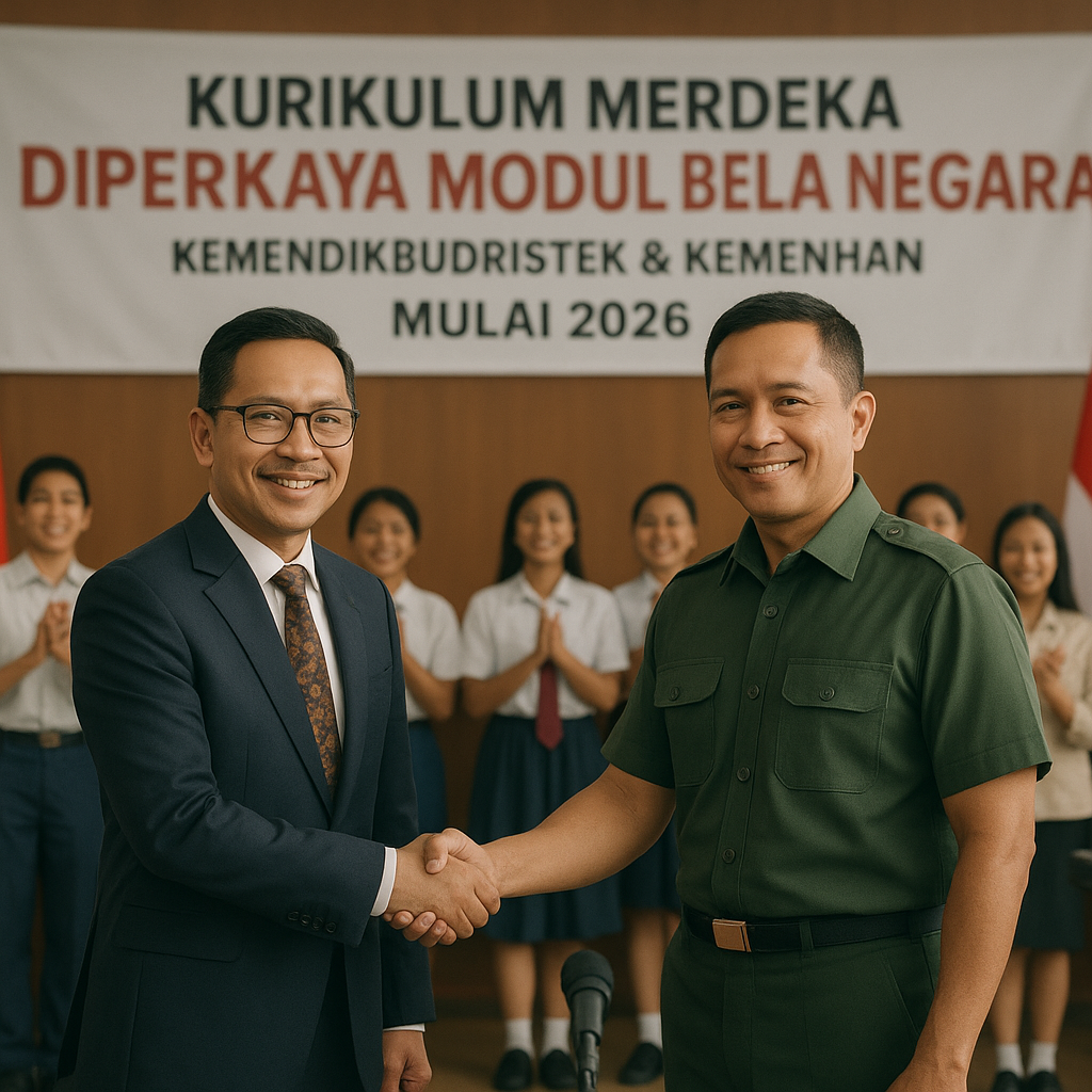 Kurikulum Merdeka Diperkaya Modul Bela Negara, Kemendikbudri...