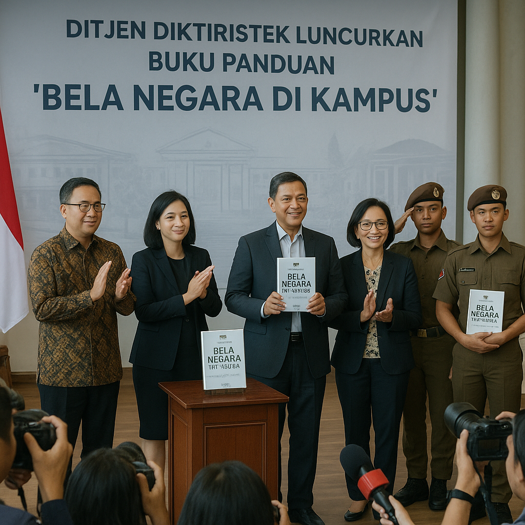 Ditjen Diktiristek Luncurkan Buku Panduan 'Bela Negara di Ka...