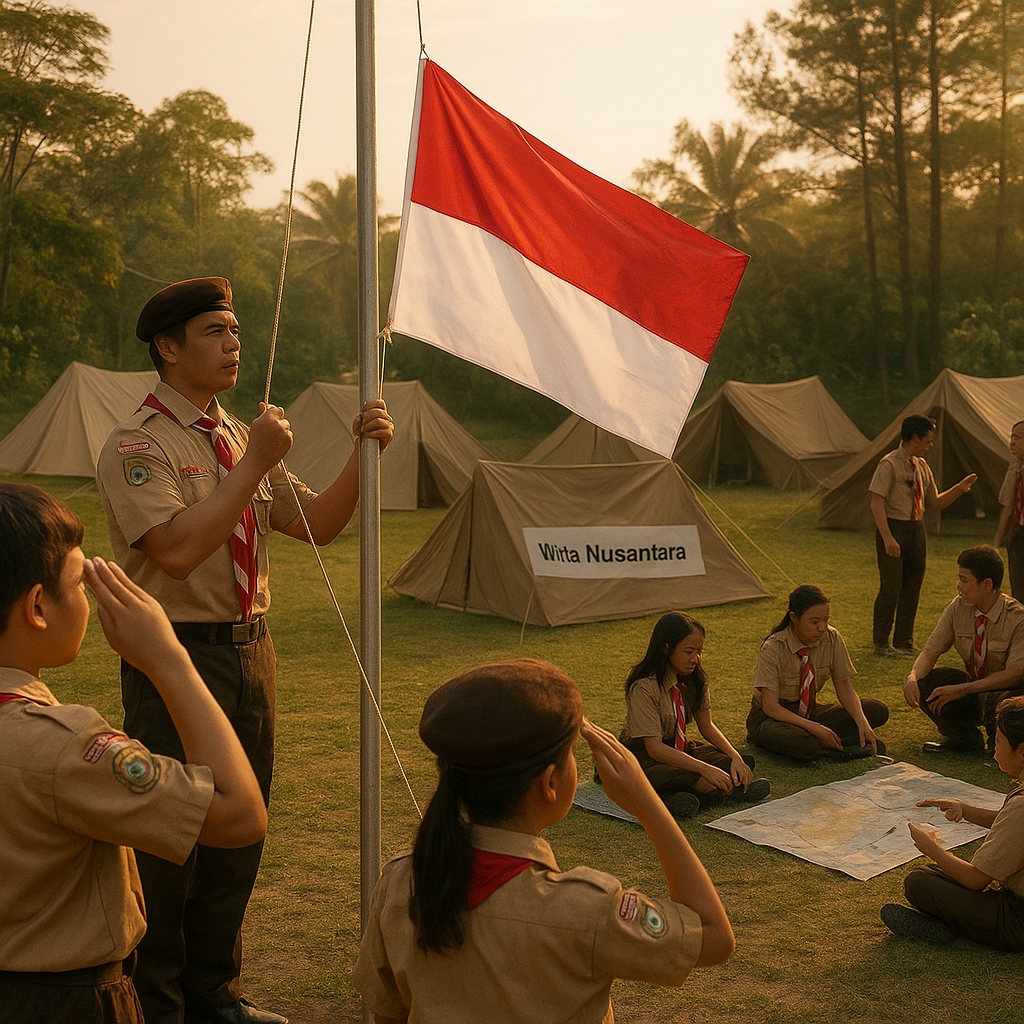 Pramuka Saka Widya Budaya Bakti Gelar Perkemahan Wira Nusant...