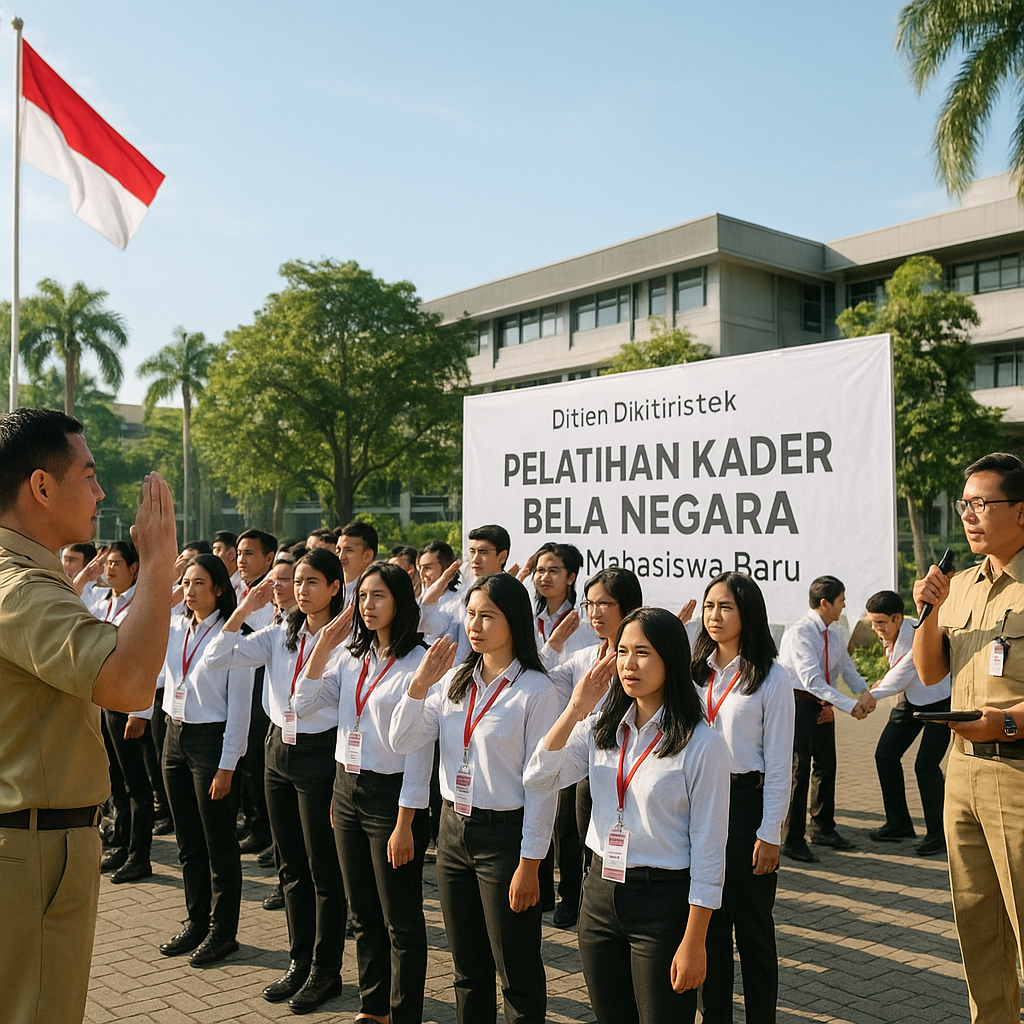 Ditjen Diktiristek Kembali Gelar Pelatihan 'Kader Bela Negar...