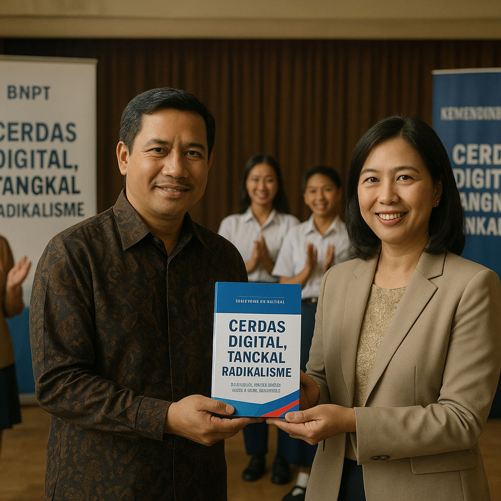 BNPT dan Kemendikbudristek Luncurkan Buku Saku 'Cerdas Digit...