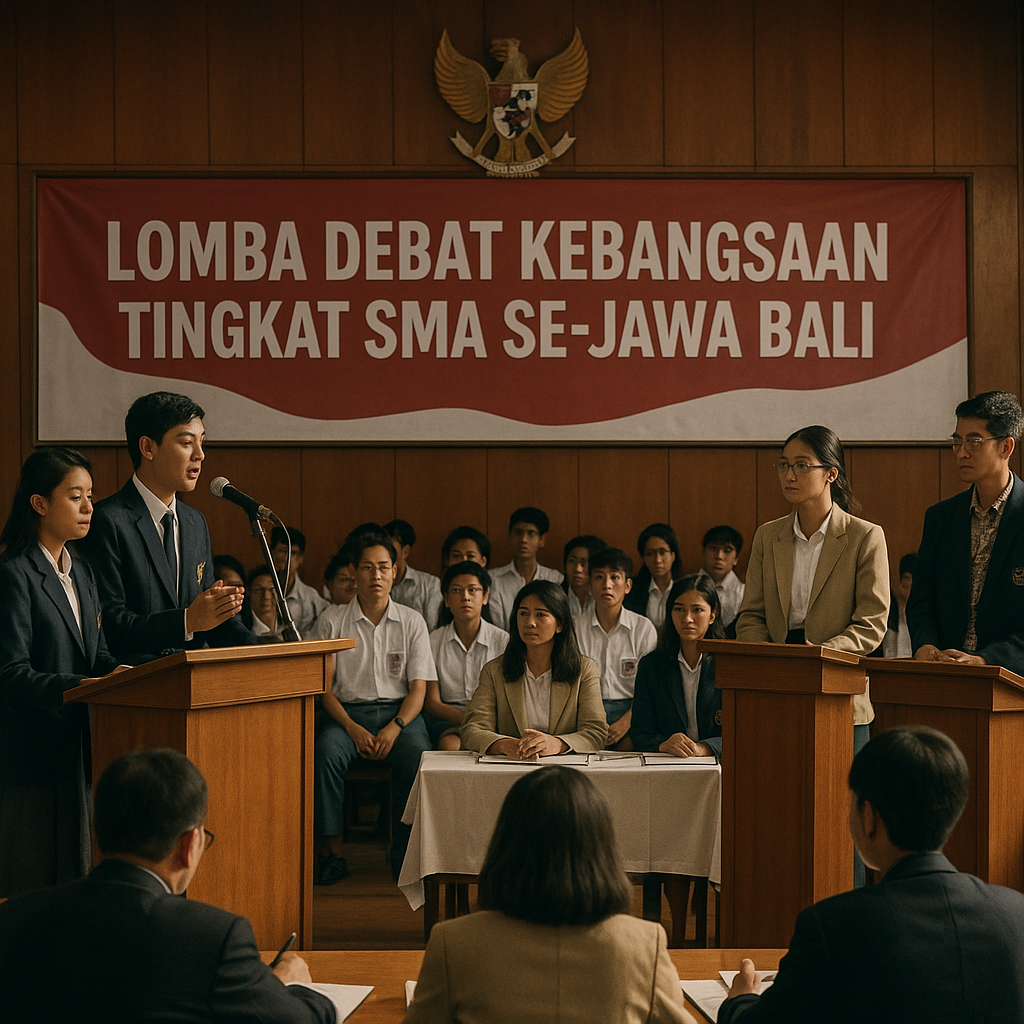 Lomba Debat Kebangsaan Tingkat SMA Se-Jawa Bali, Bahas Isu R...