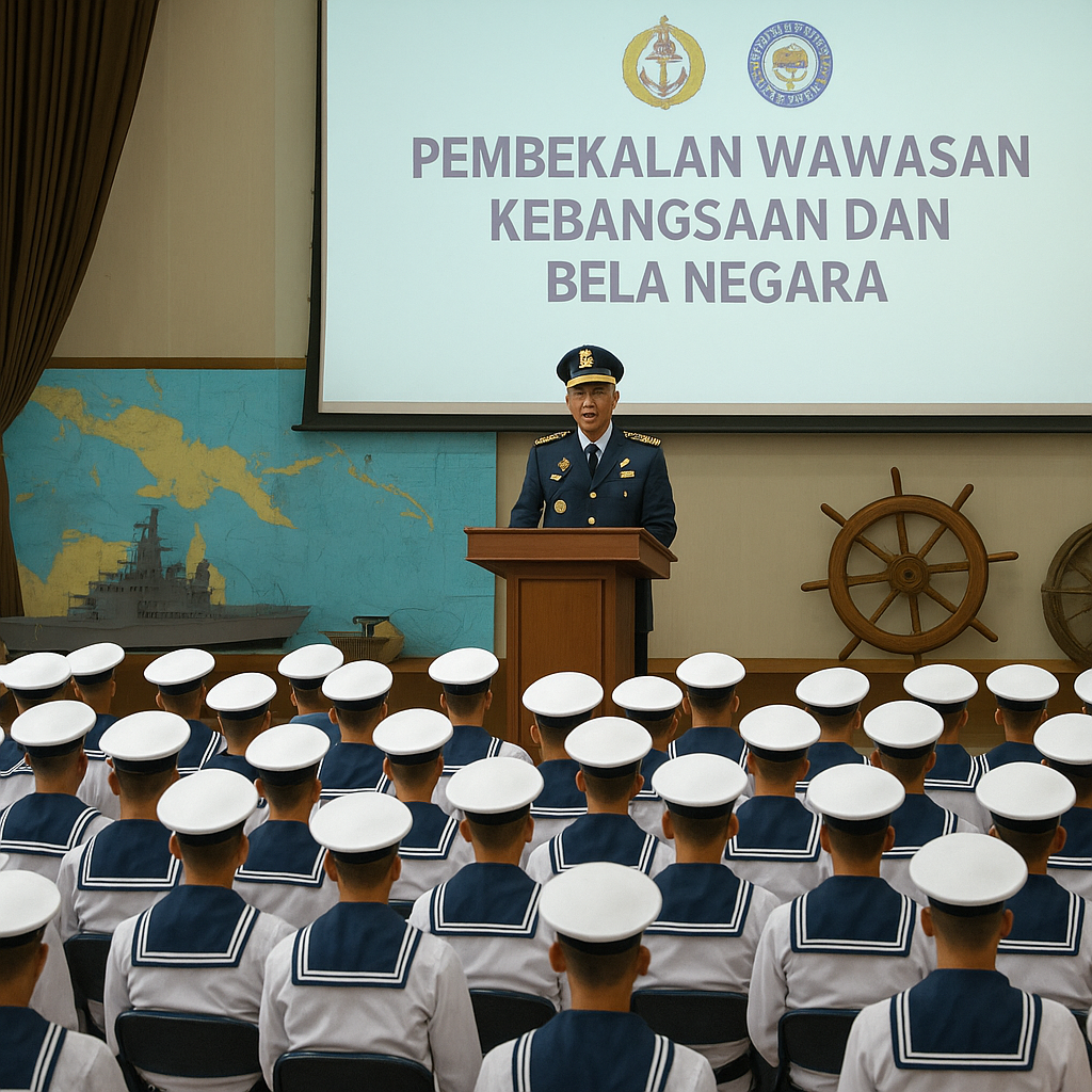 TNI AL Beri Pembekalan Wasbang dan Bela Negara kepada 750 Ta...