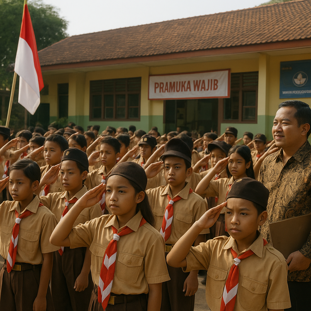 Kemendikbudristek Kembali Galakkan Program 'Pramuka Wajib' d...