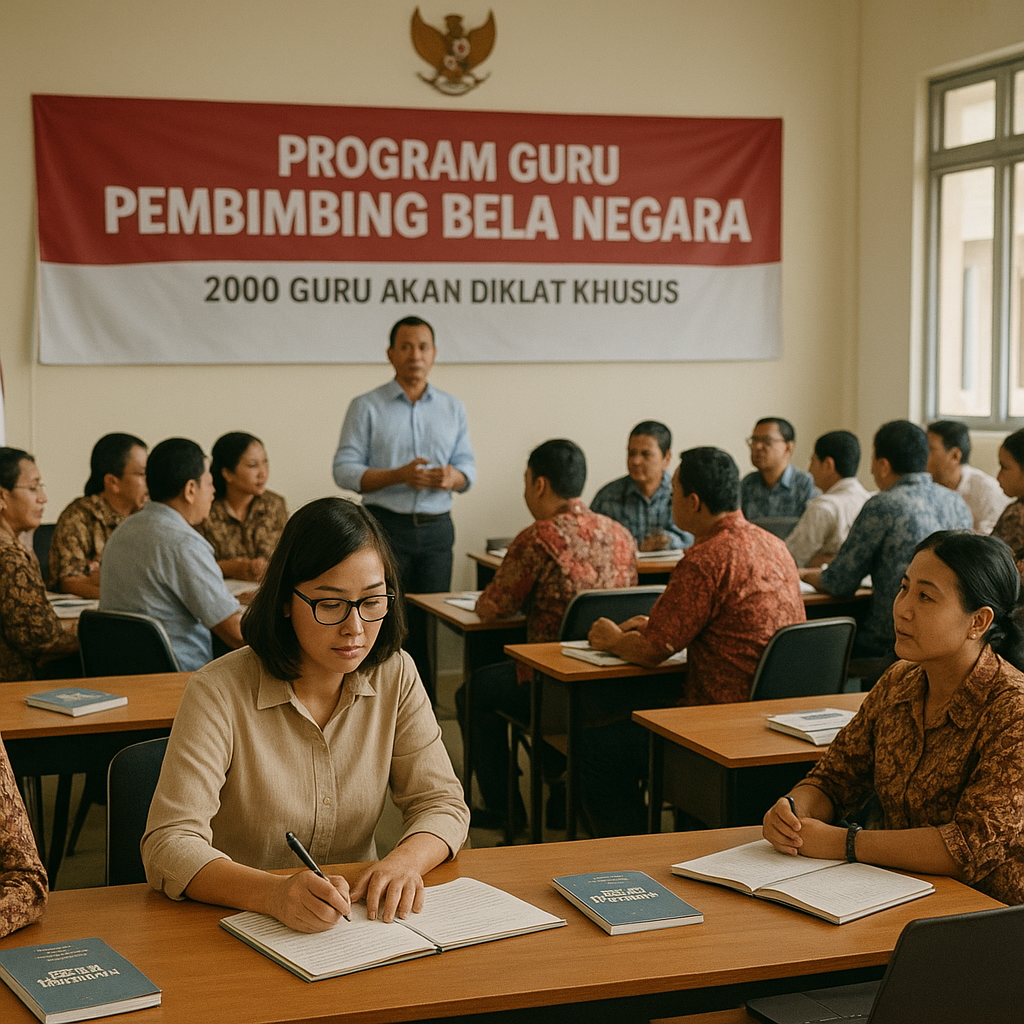 Program 'Guru Pembimbing Bela Negara' Diluncurkan, 2000 Guru...