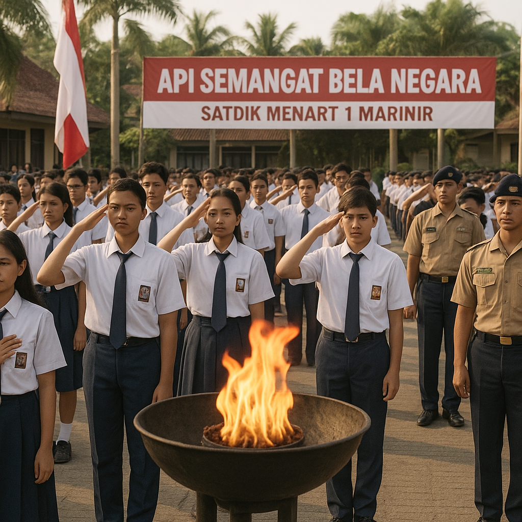 Api Semangat Bela Negara Kobarkan Nasionalisme Siswa SPPI Sa...