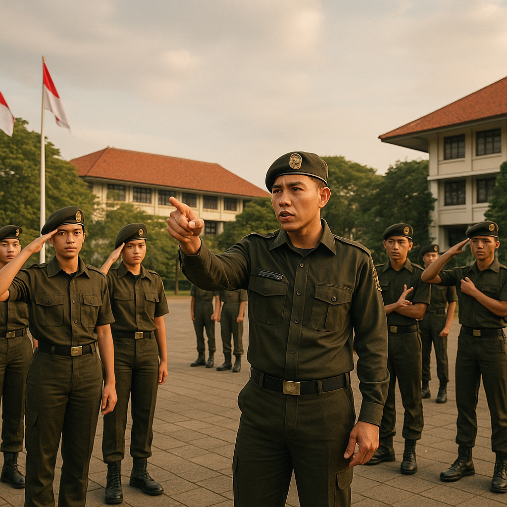 Menwa UGM Gelar Latihan Dasar Kepemimpinan dan Bela Negara