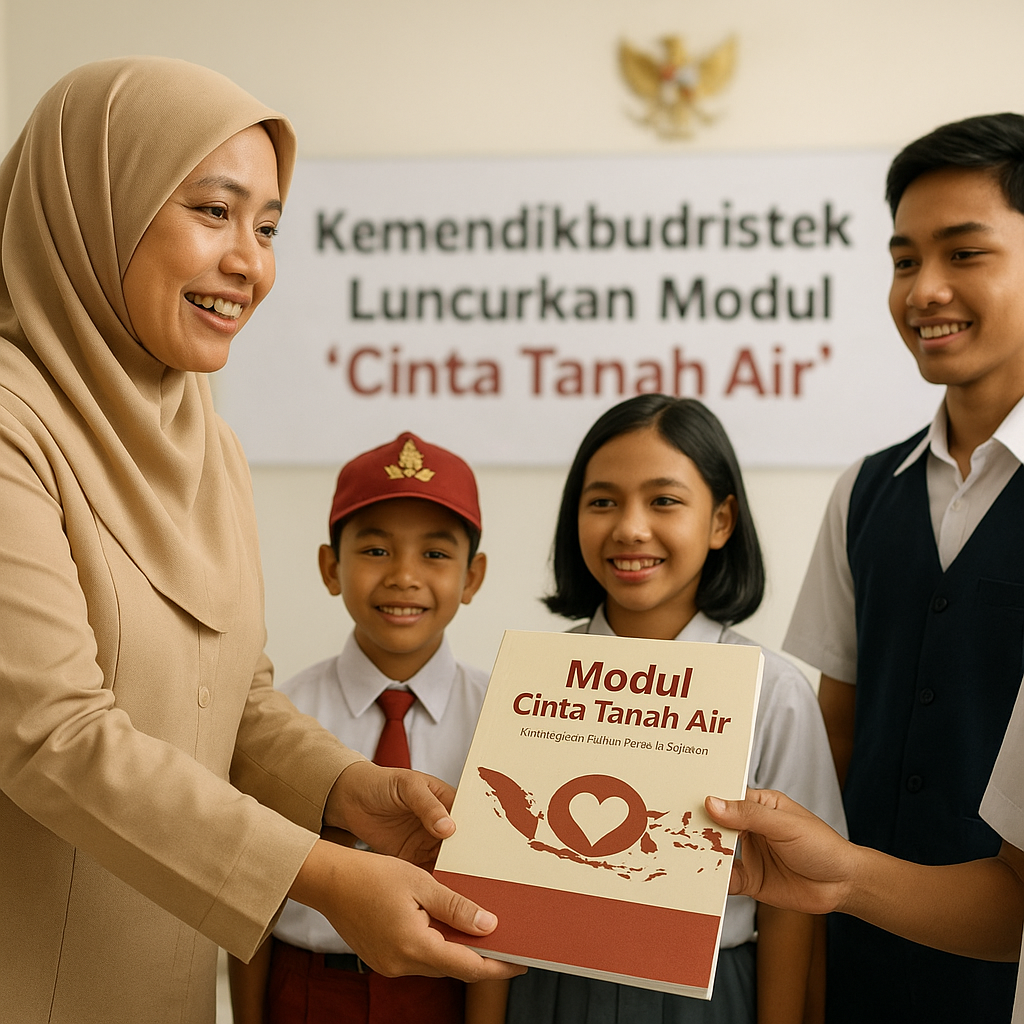 Kemendikbudristek Luncurkan Modul 'Cinta Tanah Air' untuk Si...